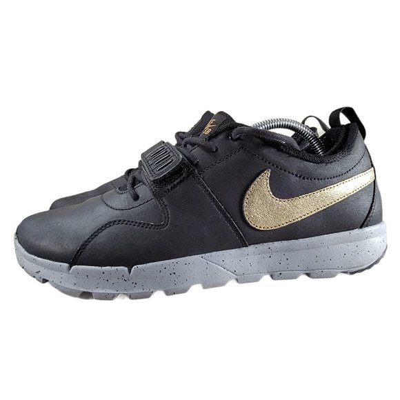 Nike SB Trainerendor L QS Black/Gold Mens 10 - Picture 3 of 9